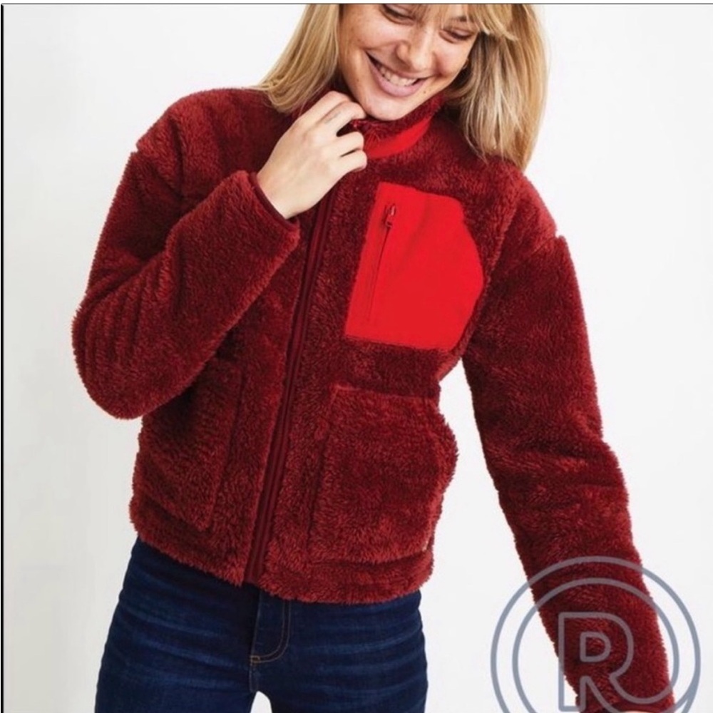 NWT Marine Layer Norway Sherpa full zip